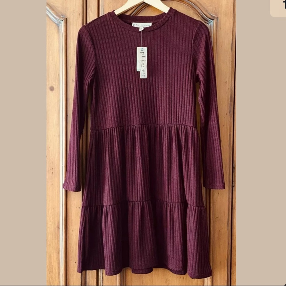 Philosophy Stretch Ribbed Knit Dress Alexis Rose